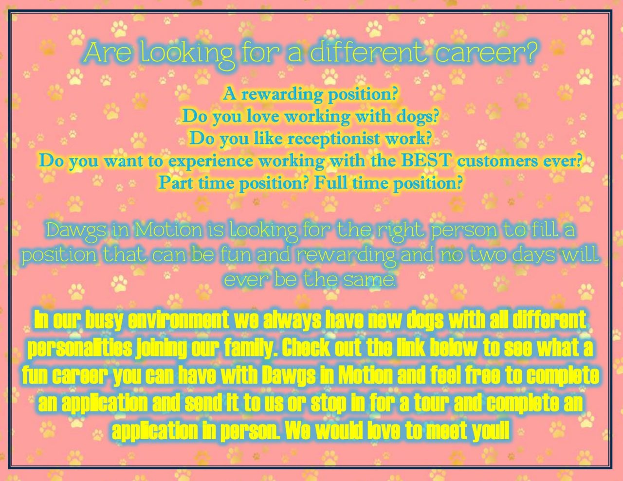 Doggy Daycare Near Me Saukville WI Dawgs In Motion LLC