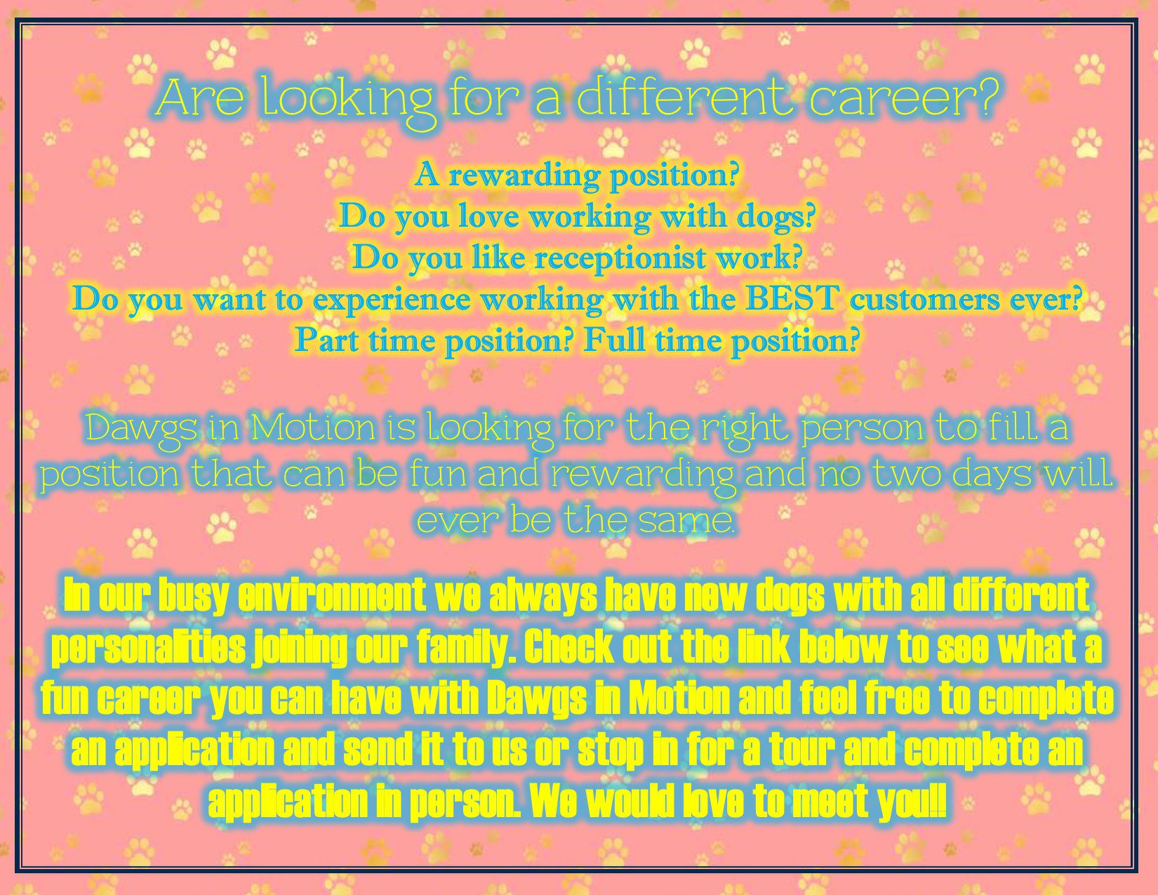Looking to hire